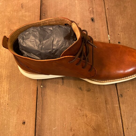 Cole Haan Men\'s Original Grand Chukka Brown Leather Boot 8 1/2 W main image 12
